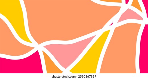 Colorful abstract background, ceramic motif abstract background, cheerful background