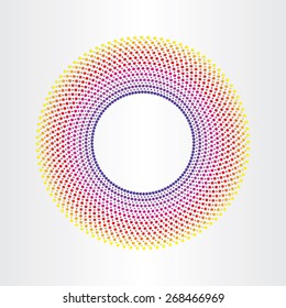 colorful abstract background with circles