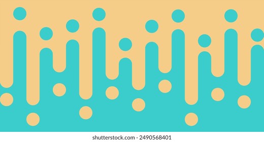 Colorful abstract background with circles, blots, and patterns