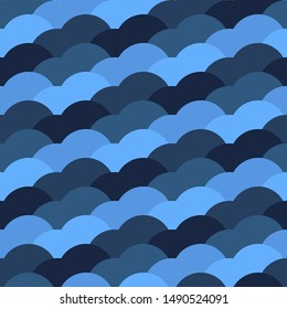 Colorful abstract background from circles forming modern pattern.