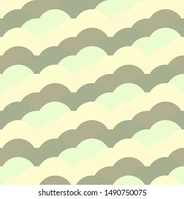 Colorful abstract background from circles forming modern pattern.