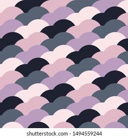 Colorful abstract background from circles forming modern pattern.