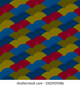 Colorful abstract background from circles forming modern pattern.