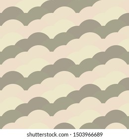Colorful abstract background from circles forming modern pattern.