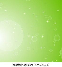 Colorful abstract background with circles and stars. Simple flat vector illustration.