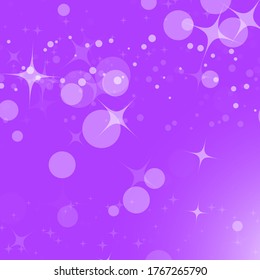 Colorful abstract background with circles and stars. Simple flat vector illustration.