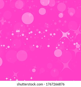 Colorful abstract background with circles and stars. Simple flat vector illustration.