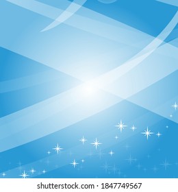 Colorful abstract background with circles and stars. Bright design. Simple flat vector illustration.