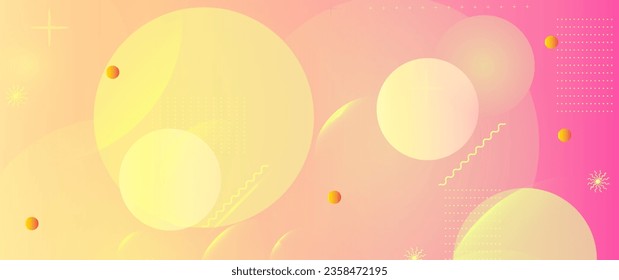 Colorido fondo abstracto con círculos. Ilustración vectorial para su diseño.
