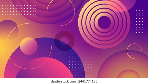 Colorful abstract background with circles vector design in eps 10 
