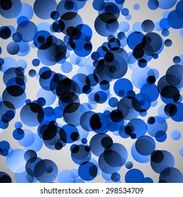 Colorful abstract background from  circles. Vector illustration. Eps 10