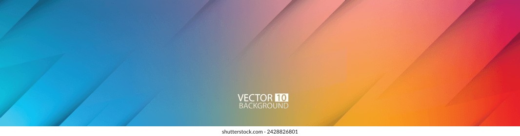 Colorful Abstract Background, color banner poster cover abstract design, copy space