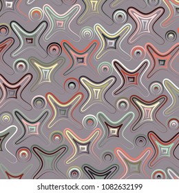 Colorful abstract background. Color blots and round elements on thistle.