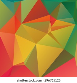 colorful abstract background consisting of triangles