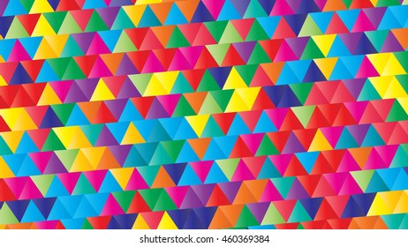 Colorful abstract background consisting of triangles