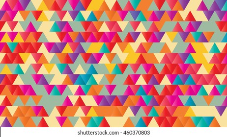 Colorful abstract background consisting of triangles