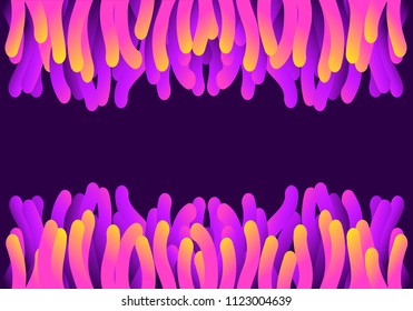 Colorful abstract background. Cosmic shapes. Amazing gradient