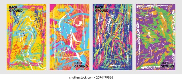 Colorful Abstract Background. For cover design, banner, and social media