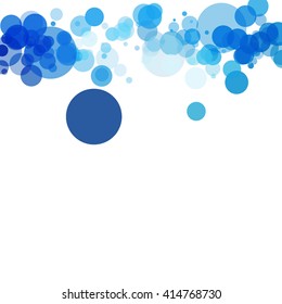 Colorful abstract background is created from circles. Simple elements of design for creation of more difficult ideas.