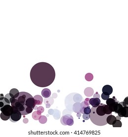 Colorful abstract background is created from circles. Simple elements of design for creation of more difficult ideas.