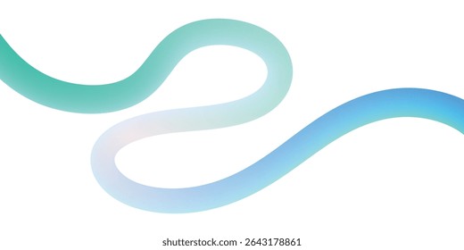 Colorful abstract background. Creative design element Color Swirl Lines with Rainbow Gradient. Vector Wave Shapes for Celebration, Parties and Carnivals Design.	