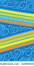 colorful abstract background with curly and swirl shapes pattern