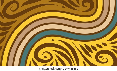 colorful abstract background with curly and swirl shapes pattern