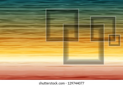 Colorful abstract background. Desert sunset. Vector illustration