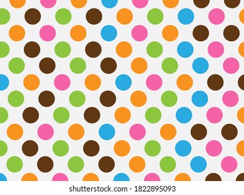 Colorful abstract background design with circles
