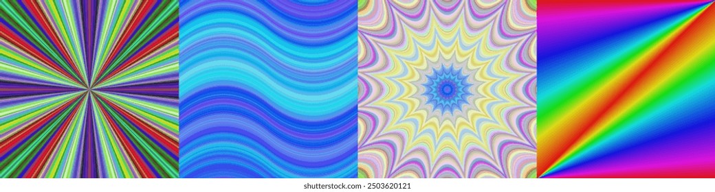 Colorful abstract background design collection