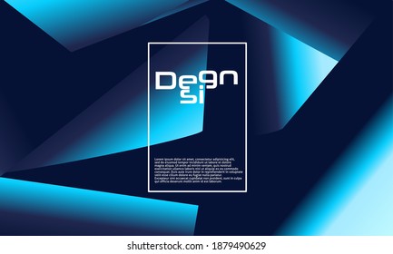 Colorful abstract background design with modern tech style shapes and elements