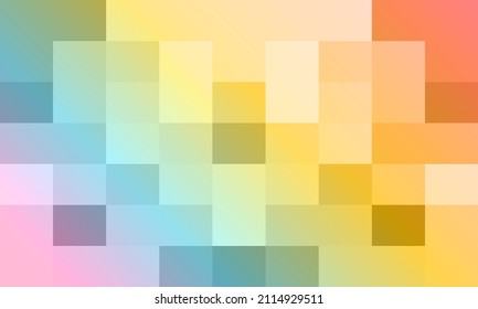 diseño de fondo colorido abstracto de diseño arcoíris, patrón geométrico compuesto de formas cuadradas de cuadrícula. ilustración vectorial de papel pintado moderno