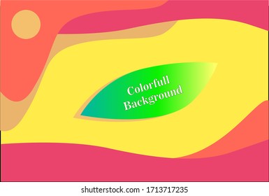Colorful abstract background design template