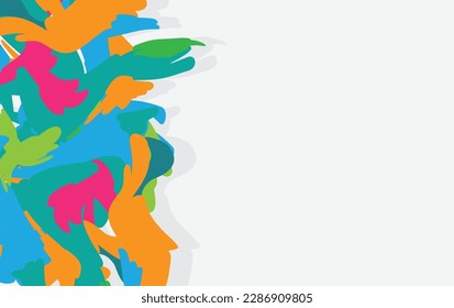 Colorful Abstract Background. background design template
