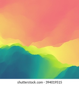 Colorful Abstract Background. Design Template. Modern Pattern. Vector Illustration For Your Design. Can Be Used For Banner, Flyer, Book Cover, Poster, Web Banners.