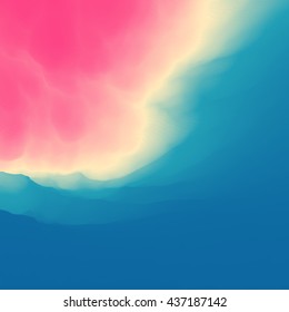 Farbiger abstrakter Hintergrund. Vorlage entwerfen. Modernes Muster. Vektorgrafik. Kann für Banner, Flyer, Buchcover, Poster verwendet werden.