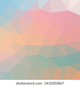 Colorful Abstract Background Design With Triangles
