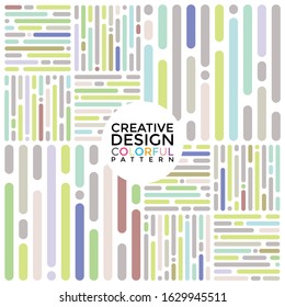 Colorful abstract background design, Vector template