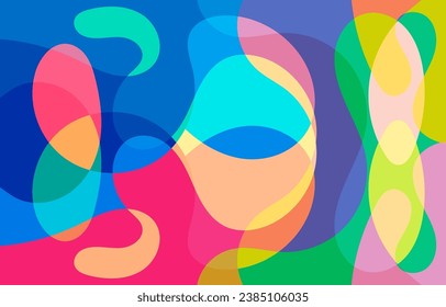 Colorful Abstract background design, vector art
