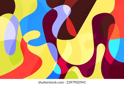 Colorful Abstract background design, vector art
