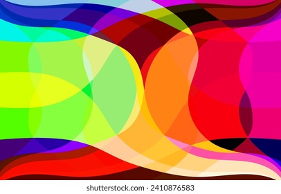 Colorful Abstract background design, vector art