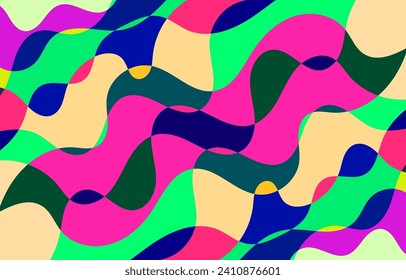 Colorful Abstract background design, vector art