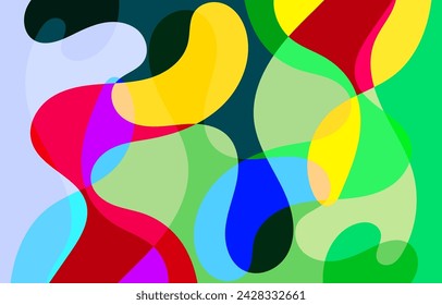 Colorful Abstract background design, vector art