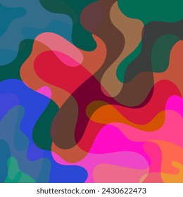 Colorful Abstract background design, vector art