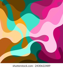 Colorful Abstract background design, vector art