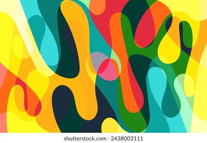 Colorful Abstract background design, vector art