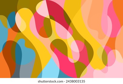 Colorful Abstract background design, vector art