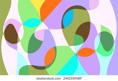 Colorful Abstract background design, vector art