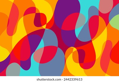 Colorful Abstract background design, vector art