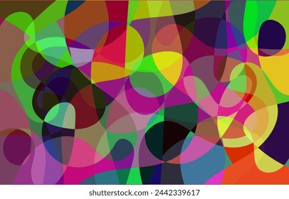 Colorful Abstract background design, vector art